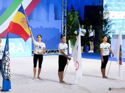Milano - FIG World Cup Ginnastica Ritmica - Cerimonia di apertura e varie